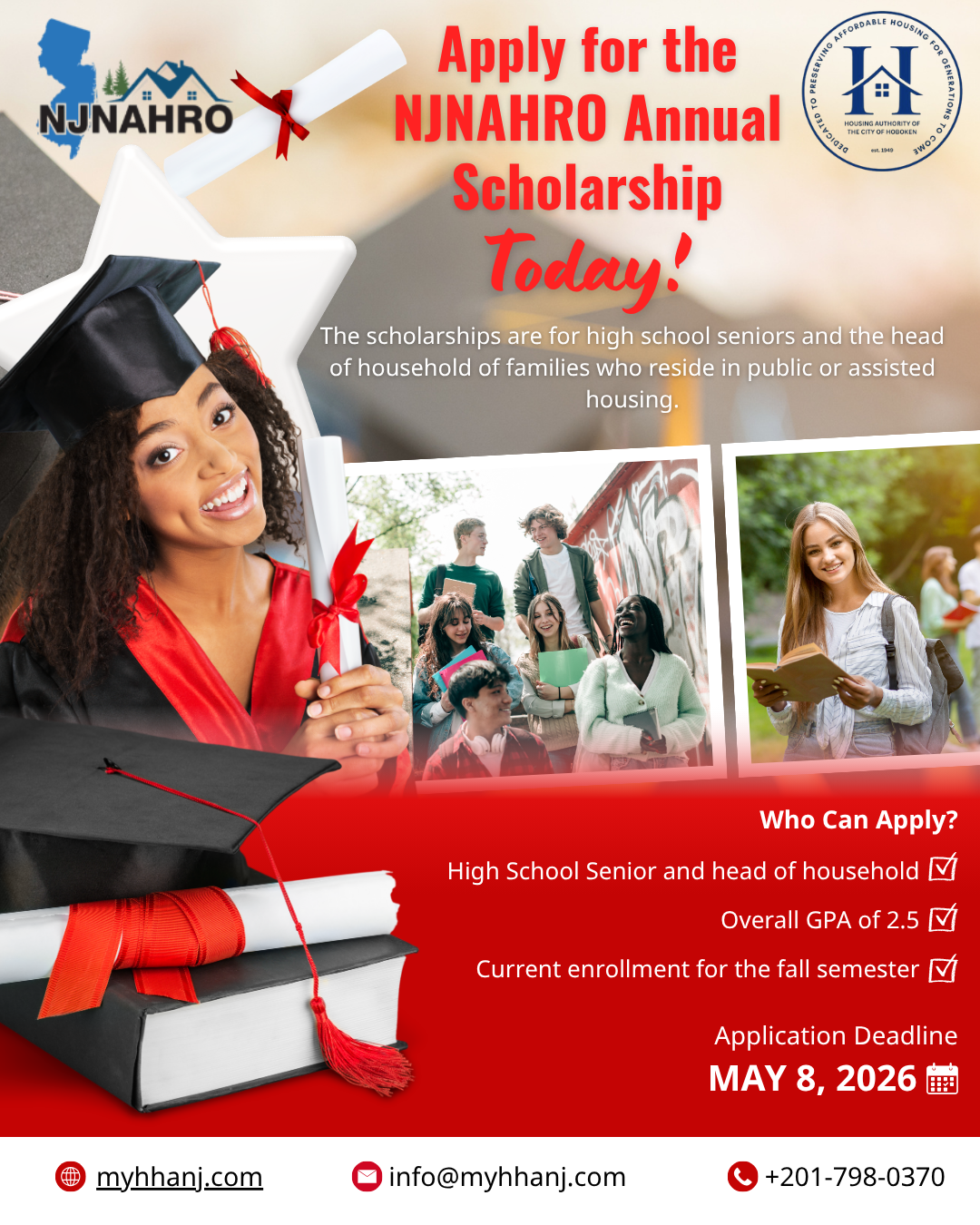 NJNAHRO Annual Scholarship/Beca anual de la NJNAHRO