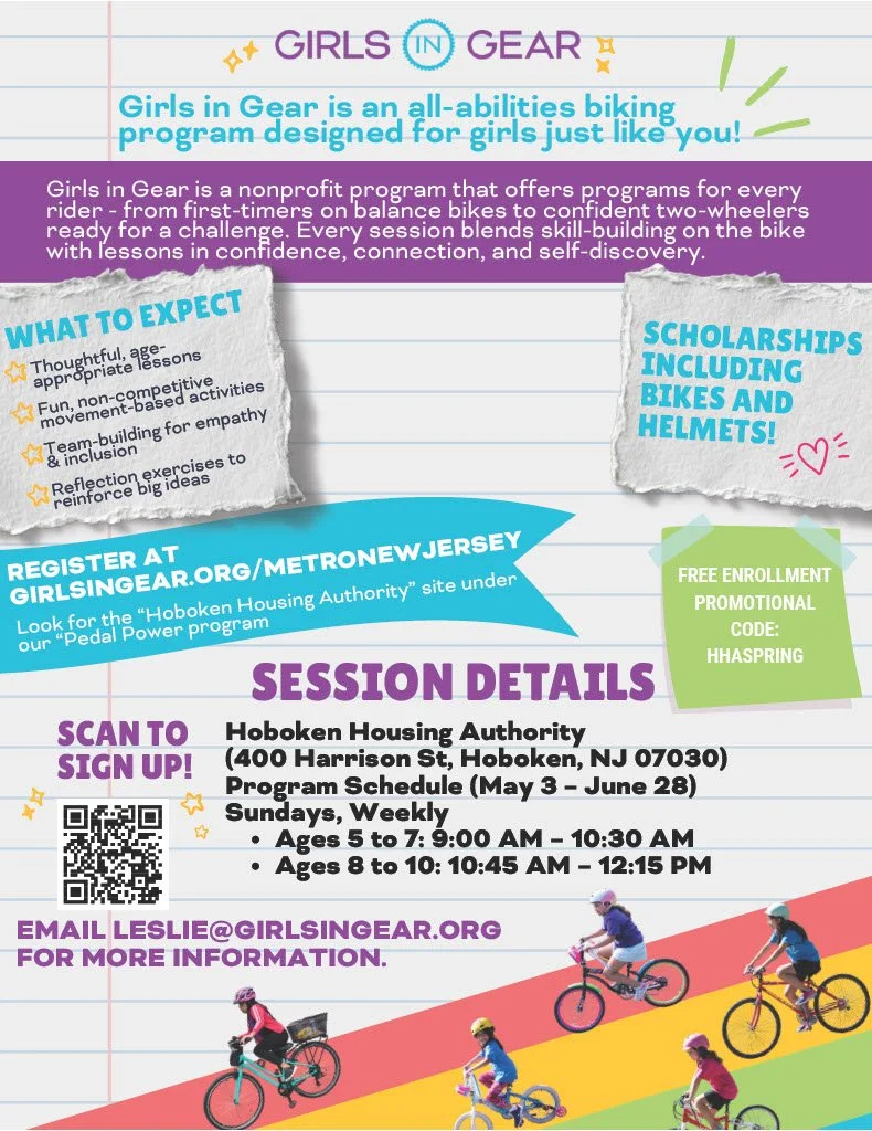 Girls in Gear / Niñas en Accion