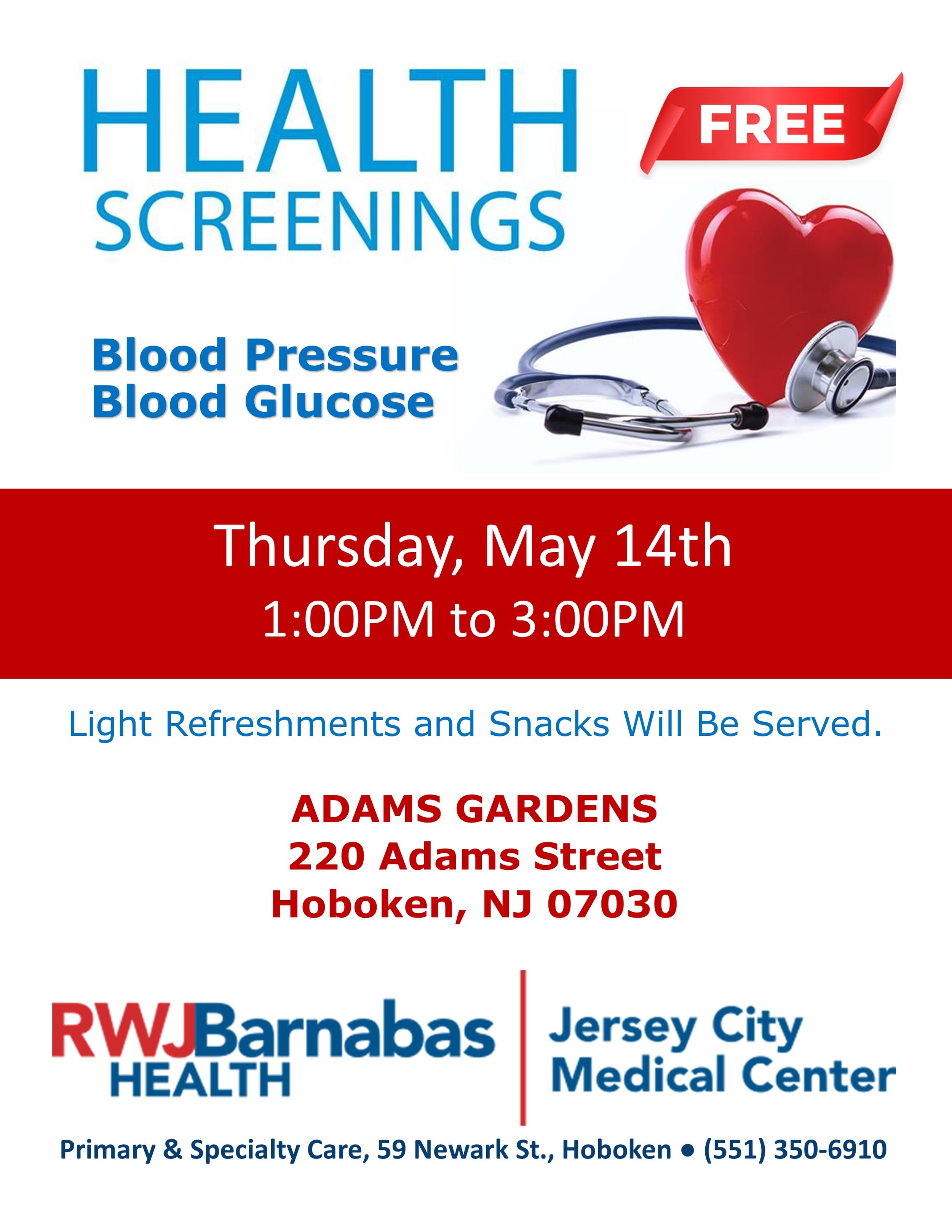 Health Screenings / Revisiones médicas