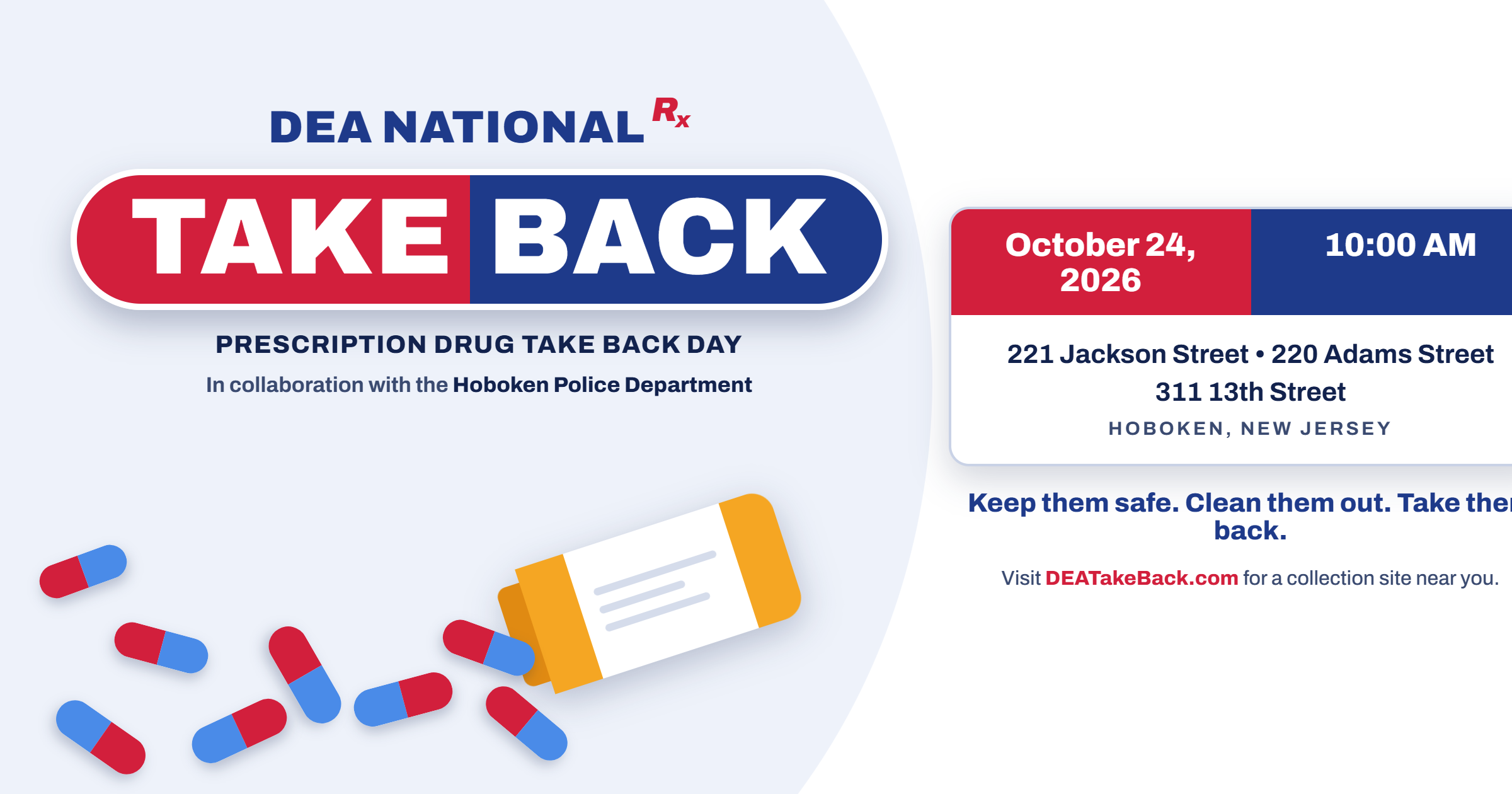 DEA National RX Take Back / Campaña nacional de recogida de medicamentos de la DEA