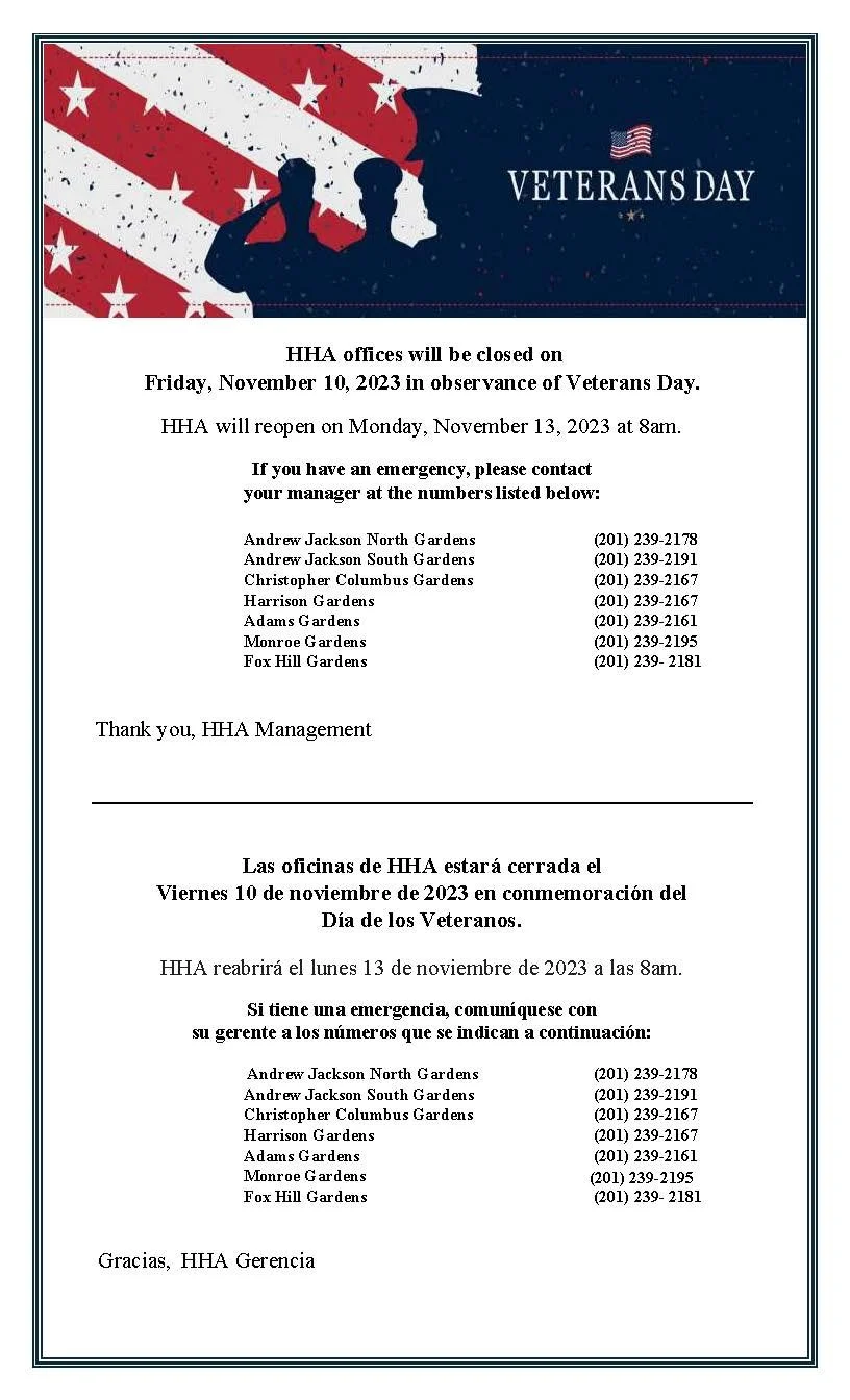 HHA Offices Will Be Closed On Friday November 10 2023 Las Oficinas hha-offices-will-be-closed-on-friday-november-10-2023-las-oficinas