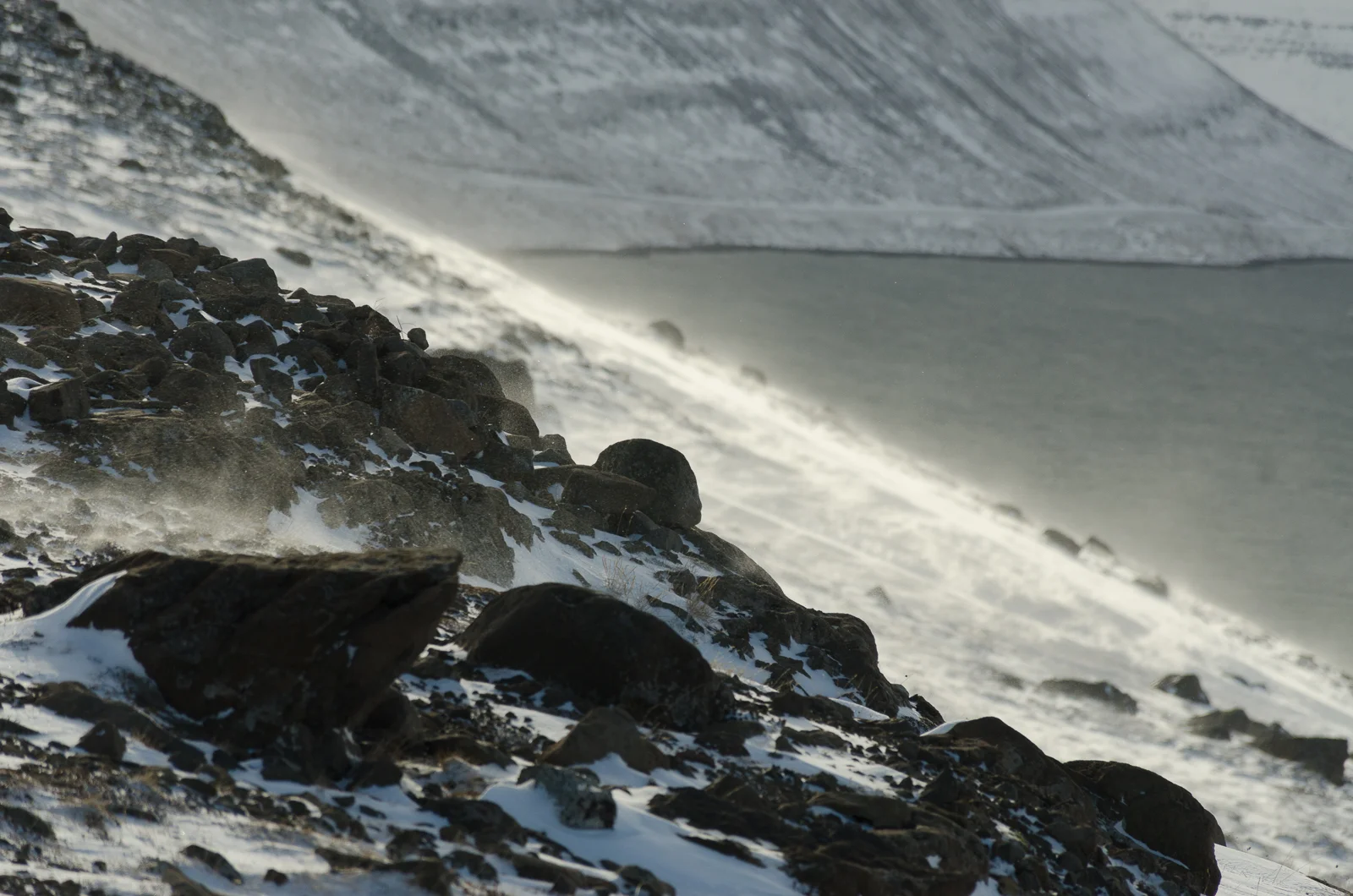 Snowdrift on Westfjords - © Mike Best