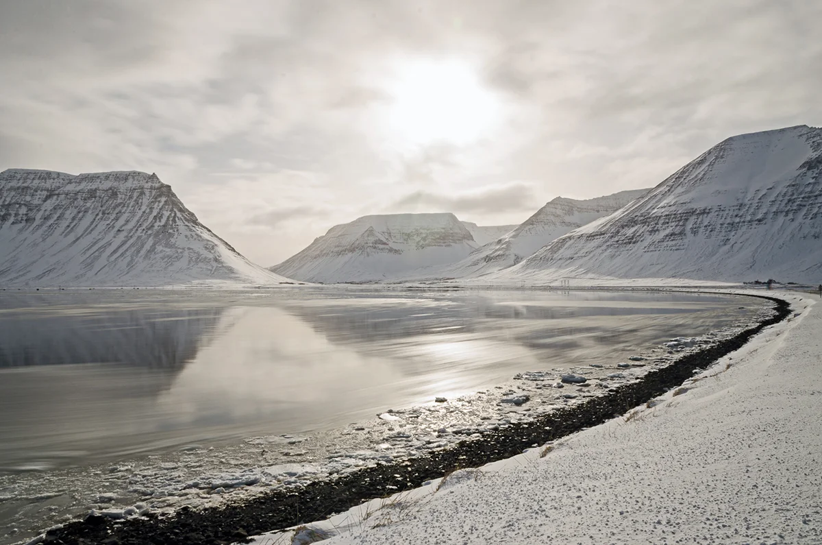 Wintery Lake in the Westfjords - © Mike Best