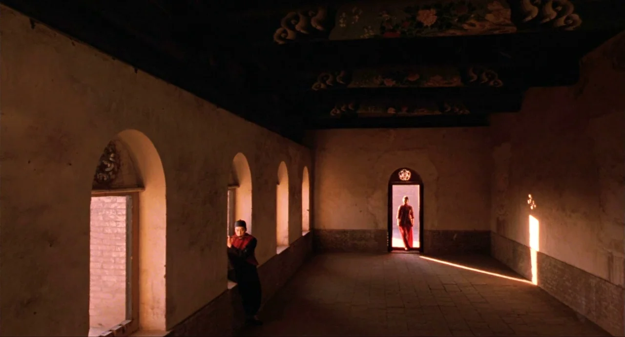 Still from Raising the Red Lantern, Produced by Hou Hsiao-hsien Chiu Fu-sheng Zhang Wenze