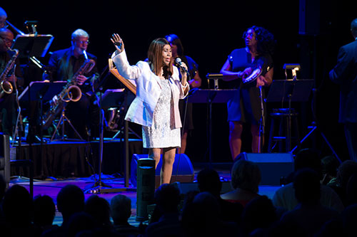 Aretha Franklin gave her final full concert on the same stage. With Franklin’s blessing, Hudson will carry the Queen of Soul’s legacy in a new biopic entitled Respect .