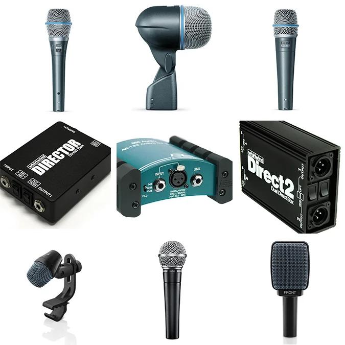 Microphones &amp; DI's