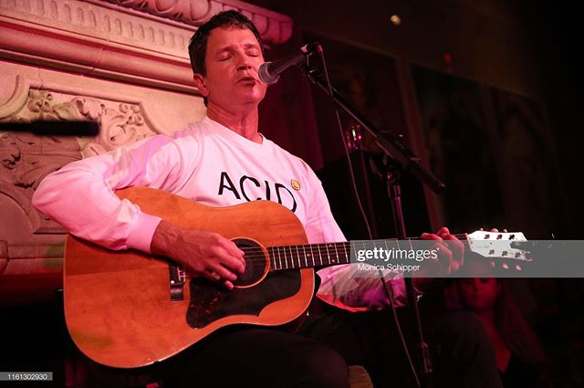 Last Wednesday @stephanjenkins of @thirdeyeblind hosted a preview of his @summergods_tequila at Rose Bar. He performed an acoustic set and was joined by band mate @kryzreid .
Stage production by yours truly .

#thirdeyeblind #stephanjenkins #summergo