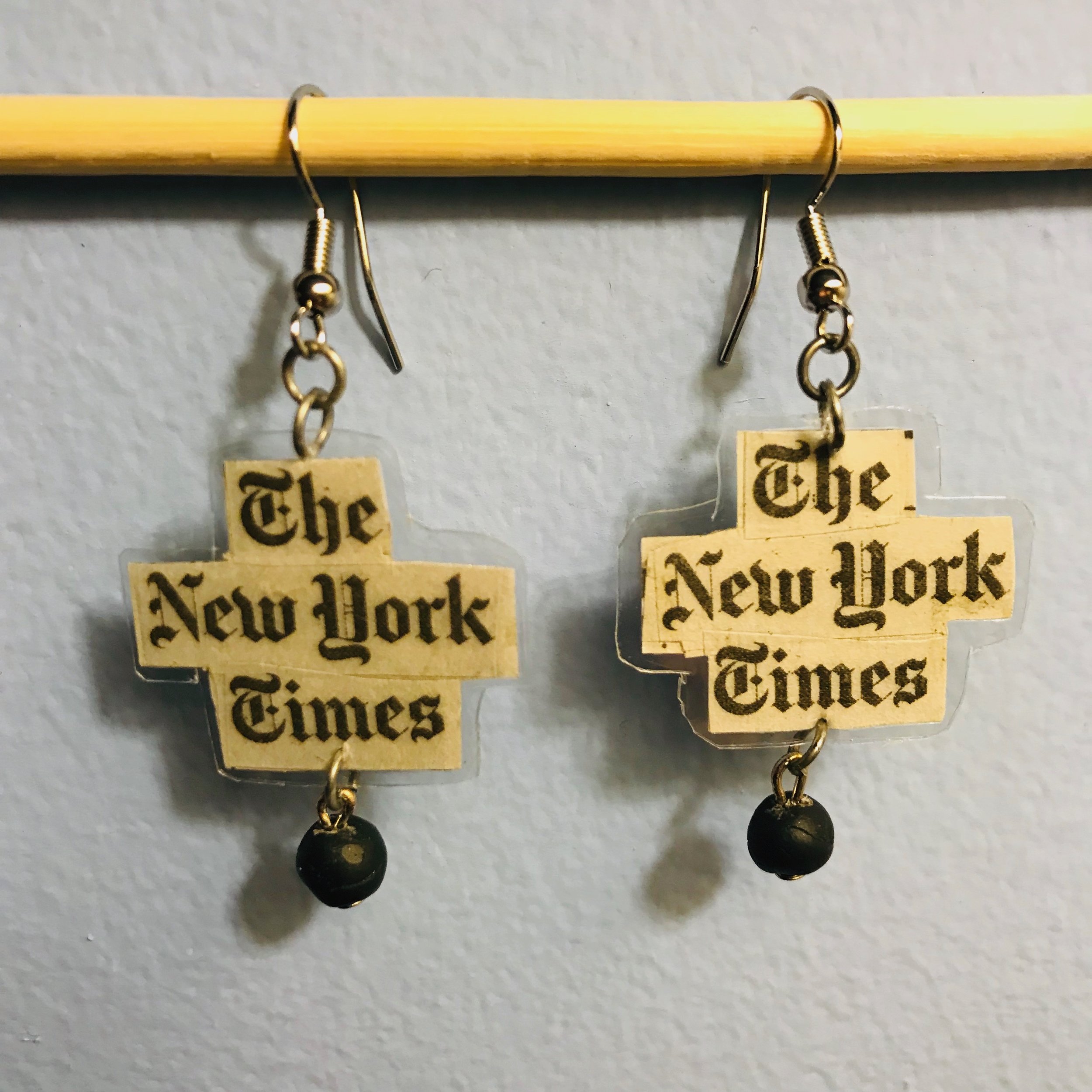 My New York Times Earrings: