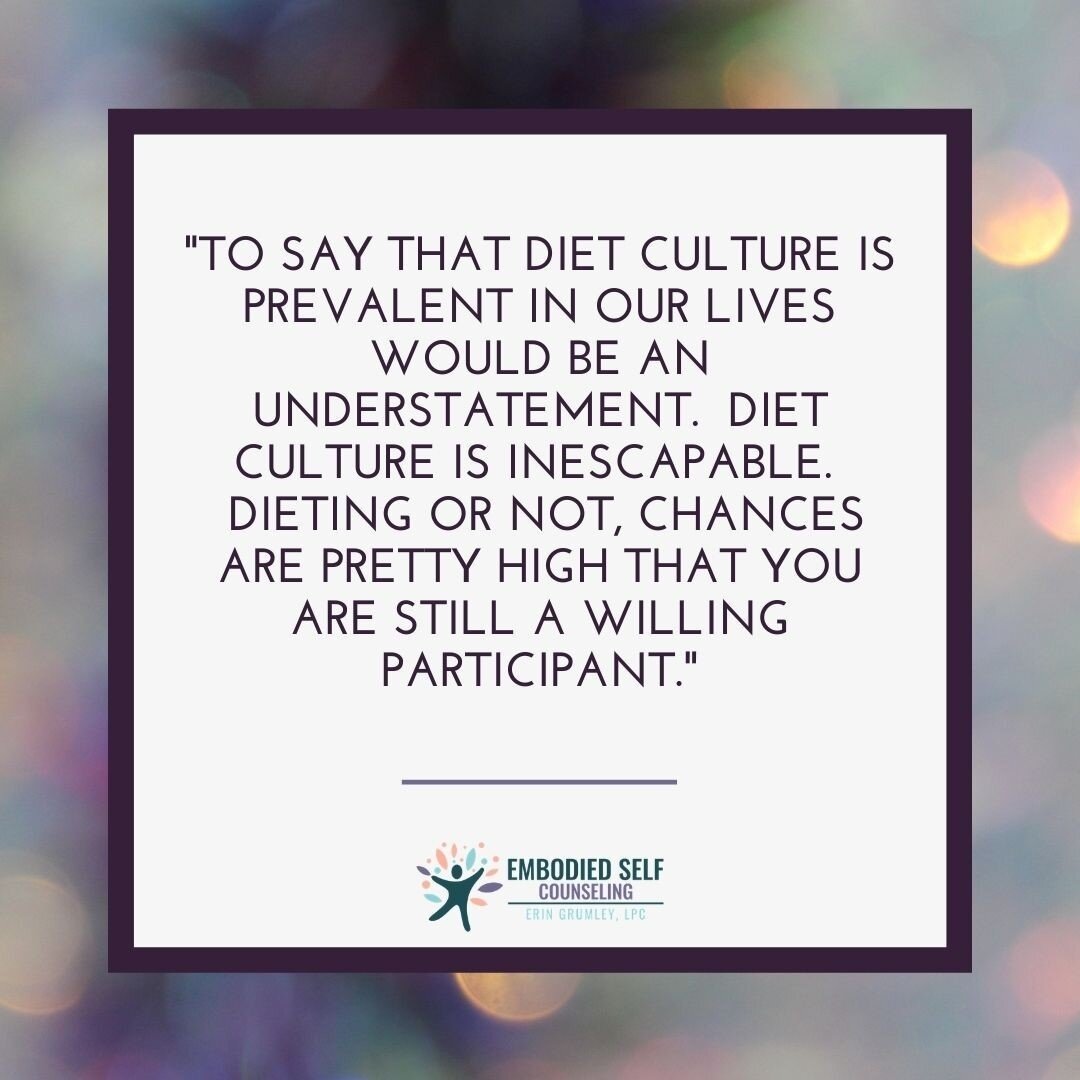 New post on the blog!⁠
⁠
Diet Culture: What is it?  And how do we escape it?⁠
⁠
link in bio!