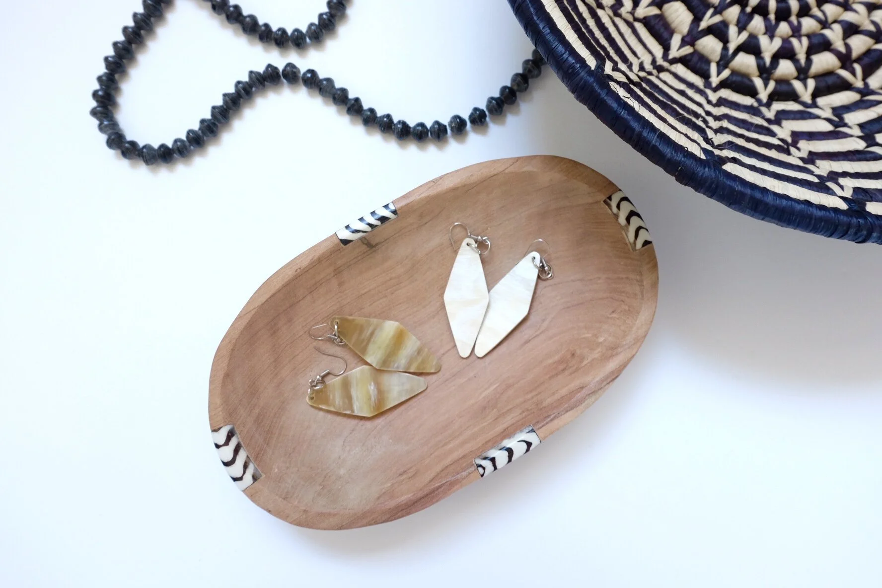 Cow Horn Diamond Earrings