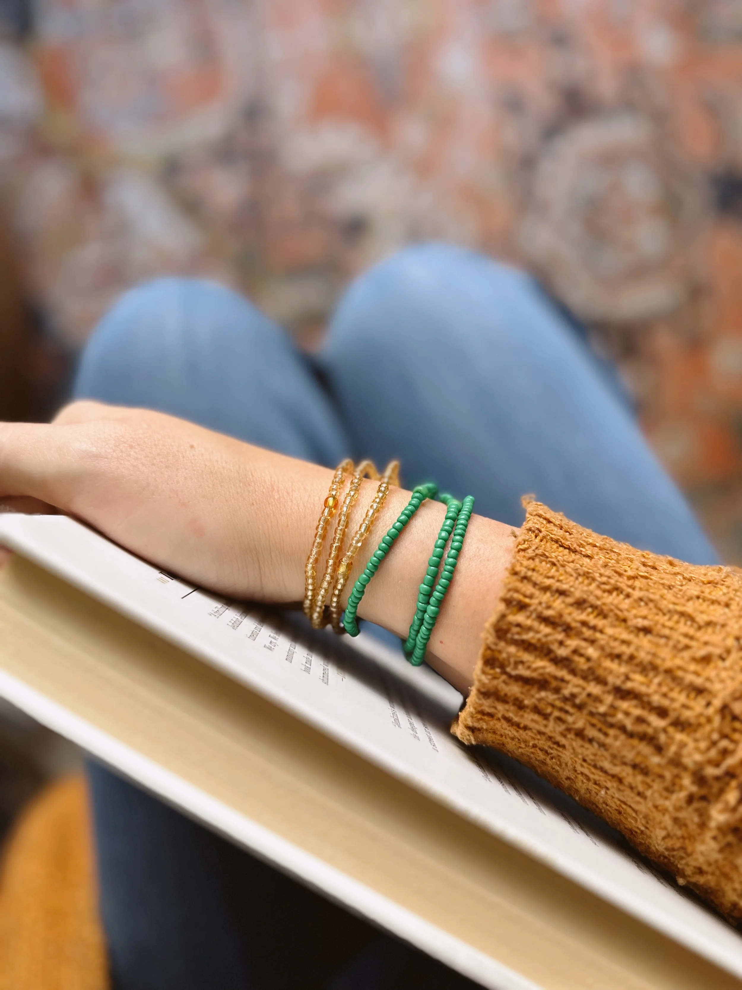 Stackable Seed Bead Bracelets