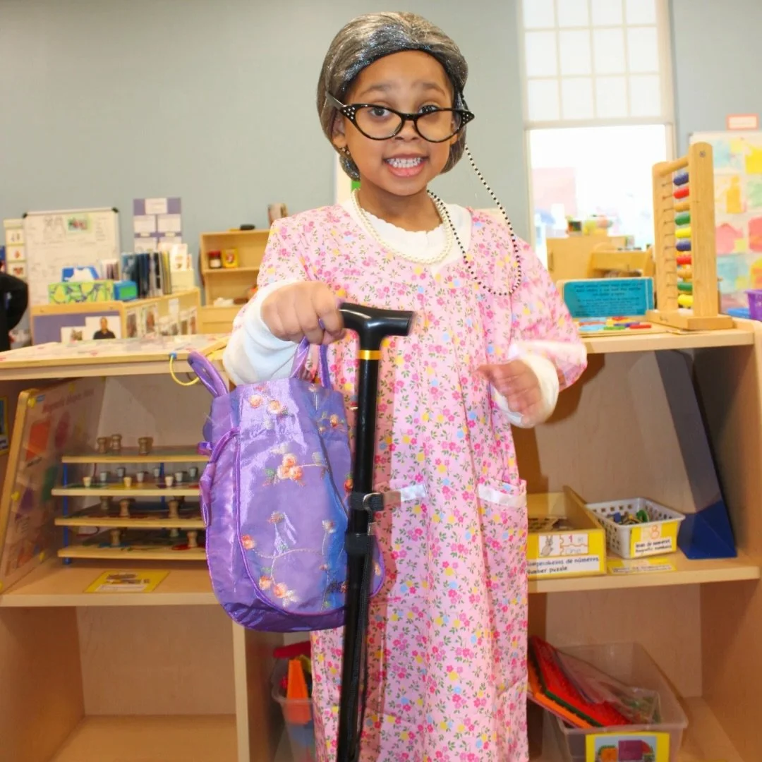 Today our students celebrated by dressing up as 100-year-old grandparents and they did not disappoint! From gray wigs and glasses to canes and cardigans, they fully embraced the spirit of the day. In just 100 days, they&rsquo;ve grown, learned, and m