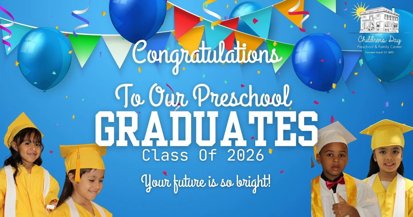 Congratulations to our Pre-K graduates!

Join us in congratulating our Pre-K graduates as they take their next big step into kindergarten!

We celebrate their growth, joy, curiosity, and all the strong foundations they have built at Children&rsquo;s 