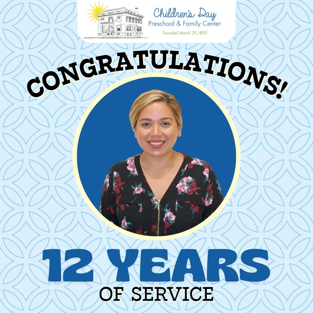 Today we celebrate our Social Services Manager for 12 incredible years at Children&rsquo;s Day Preschool &amp; Family Center. For more than a decade, you have been a source of support, compassion, and advocacy for the children and families we serve. 