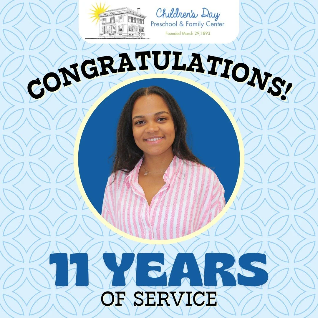 Today we celebrate one of our incredible teachers for 11 wonderful years at Children&rsquo;s Day Preschool &amp; Family Center! 

For more than a decade, you have inspired young minds with your patience, kindness, and dedication. Your commitment to c