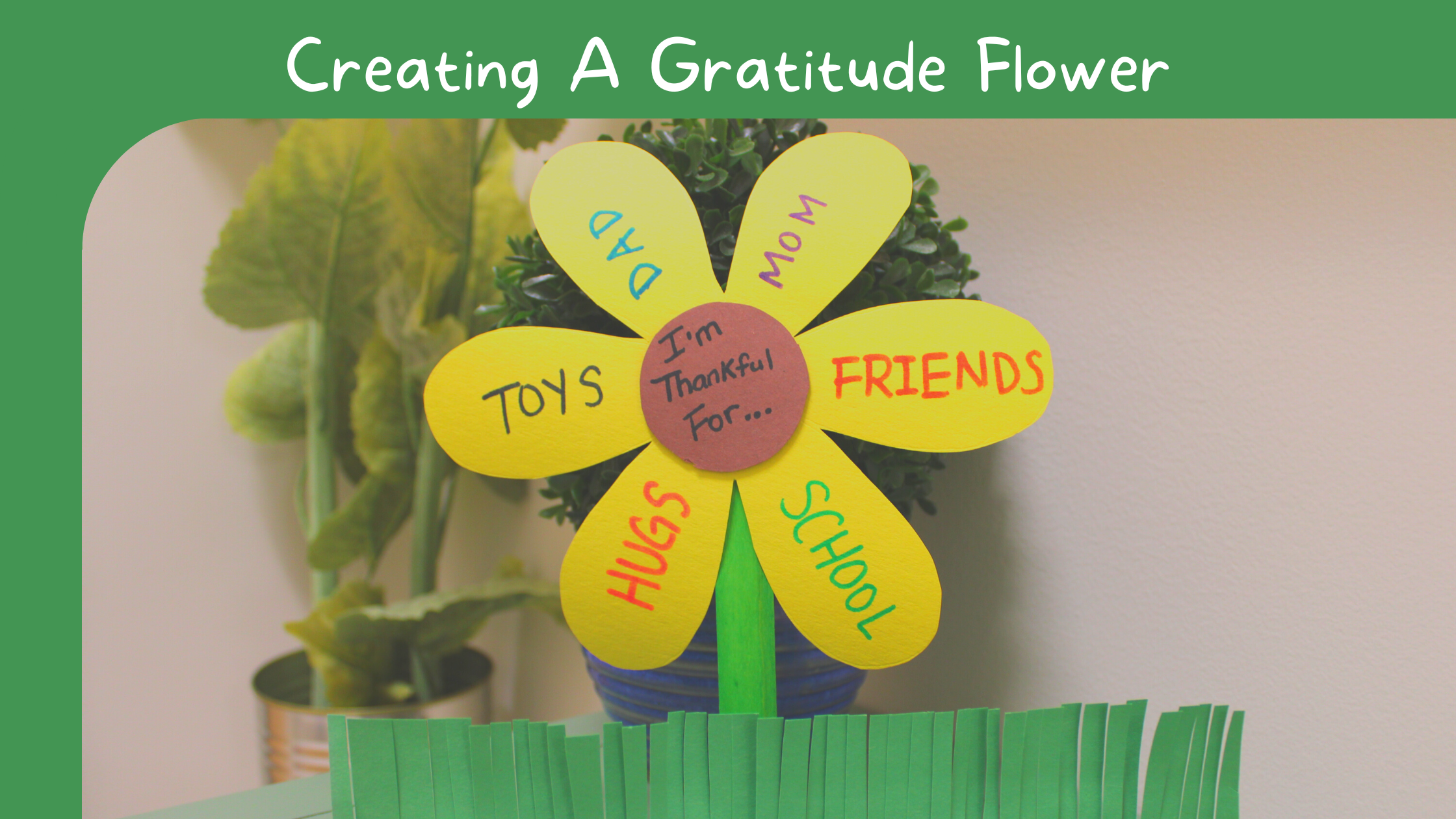 Positive Flower Lesson Self Esteem Flower Activity - Home Alqu