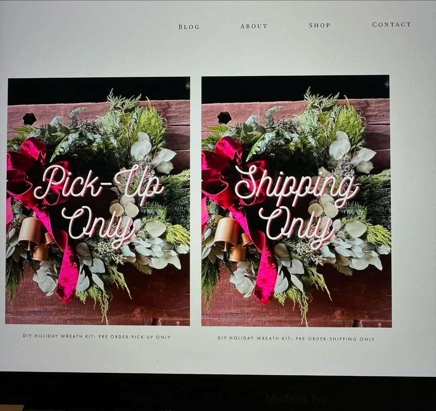Great holiday gift ✅ Fun girls night in and family crafting ✅ team building fun ✅ We are excited to announce that our DIY wreath kits are here!  So many have inquired to do in-home sessions and we heard you!  Now you can take our class in the comfort