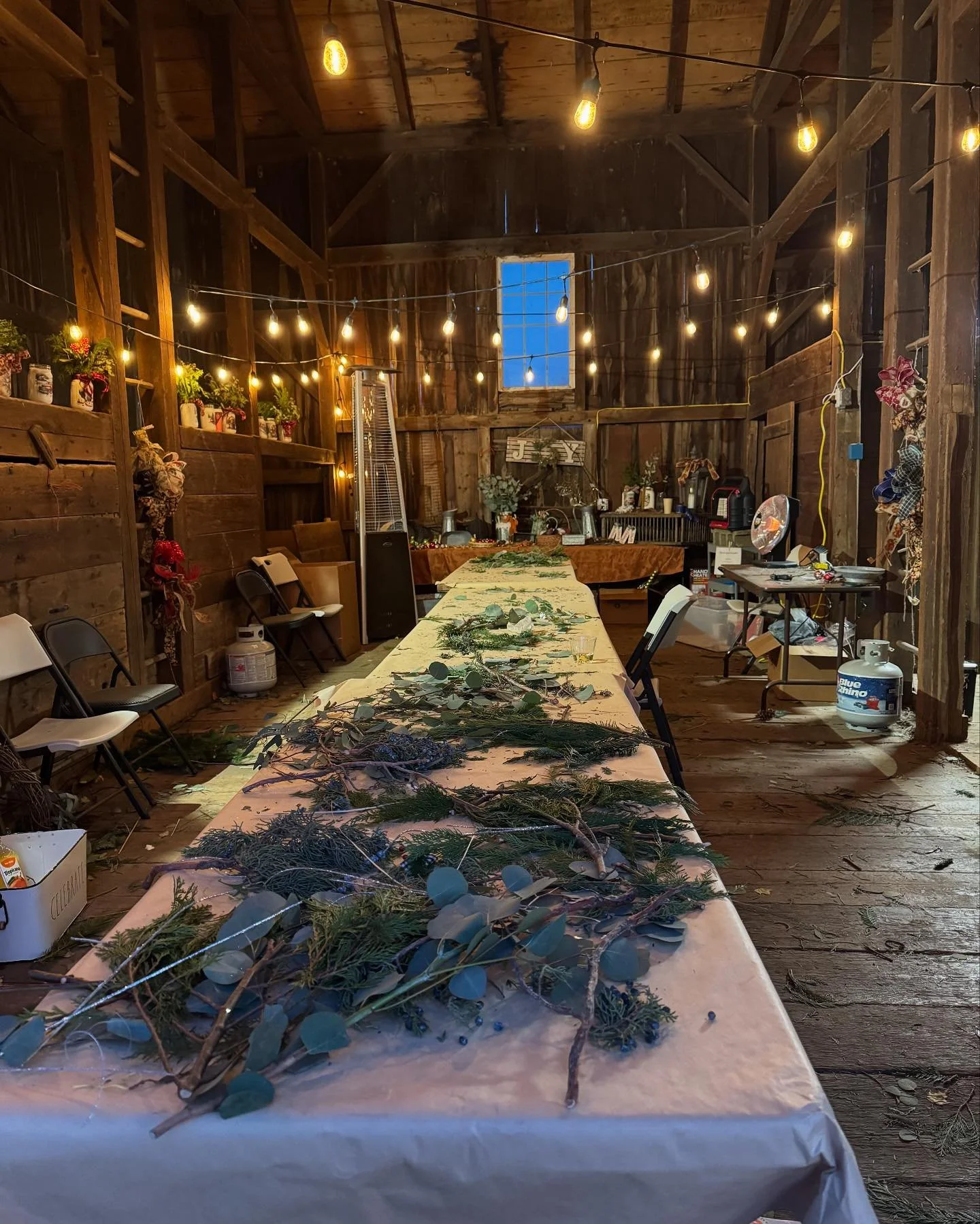 Time to rest from a the wreath making :)&hellip; thank you again for those who attended today! Sold out crowd!  As of now the only openings we have are for December 7 AM and December 15 AM. # wreathmaking #gnomemaking