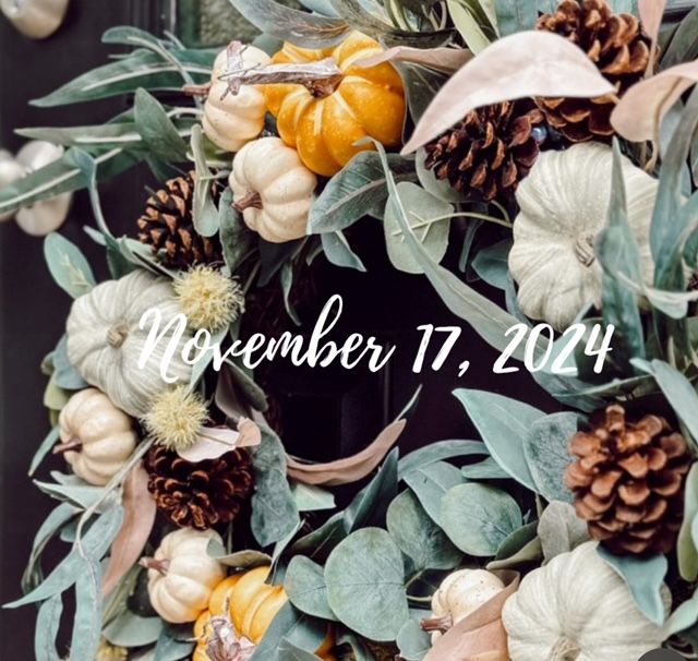 Eucalyptus Harvest Wreath Workshop- Nov. 17, 2024