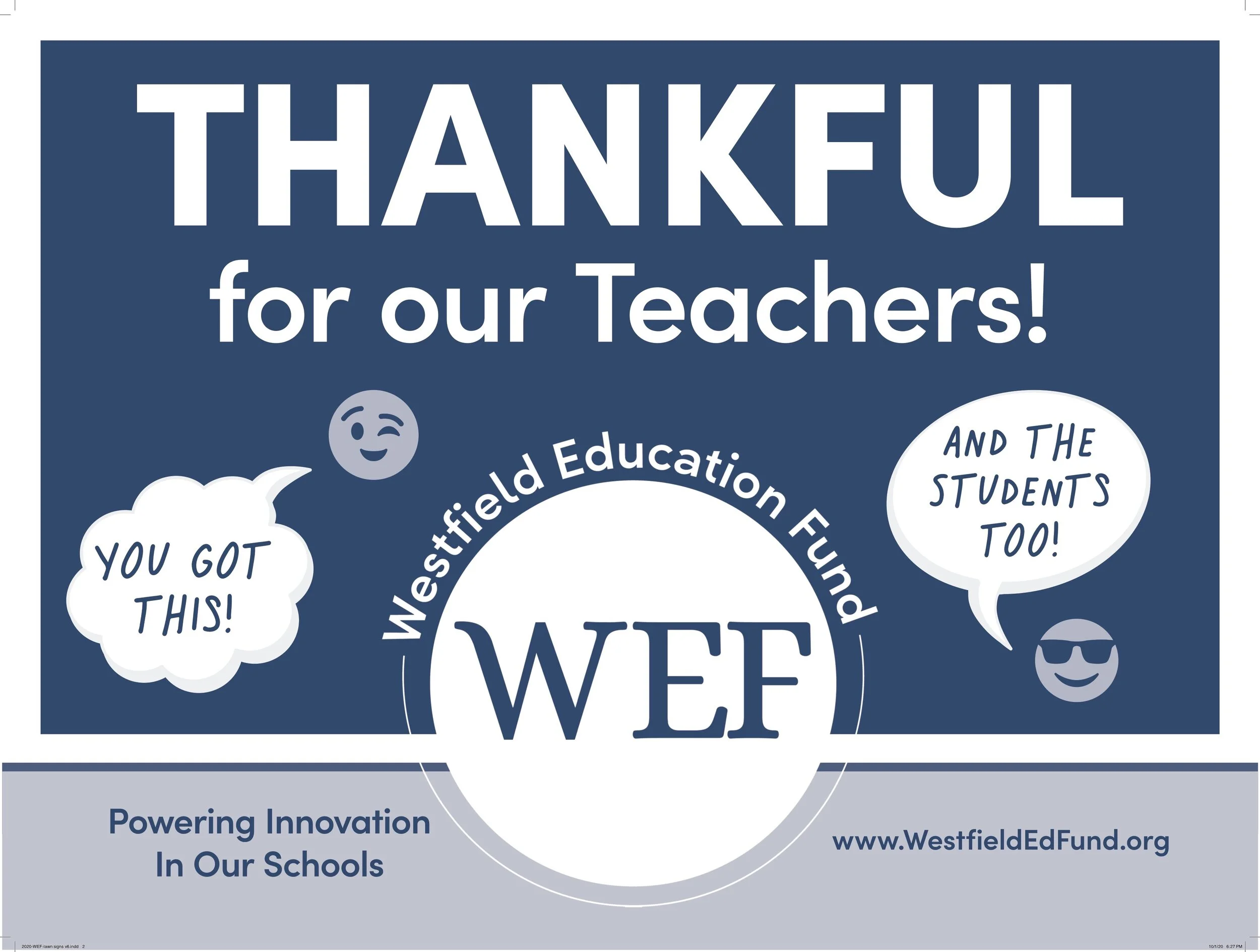 Lawn Sign Fundraiser