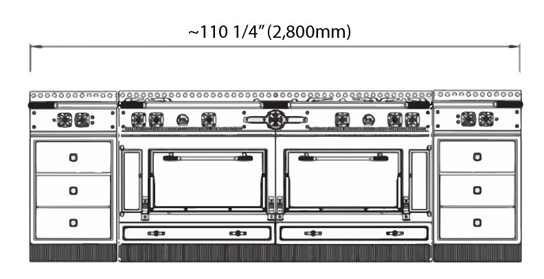 180 shown with warming drawers (Copy)