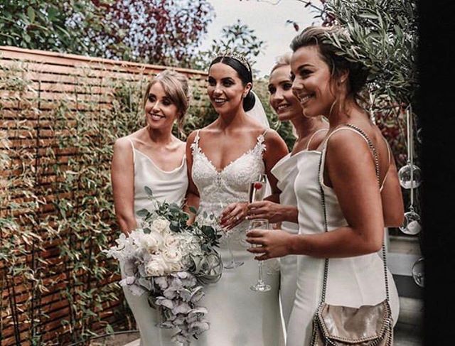 Forever bridesmaid goals ✨

Would you let your gals wear white? @elle_knowles bridal party looked unreal in these white fishtail gowns by @lipsylondon ✨ She had them tailored to each bridesmaid for the perfect fit. 
@willowandwilde_uk capturing these