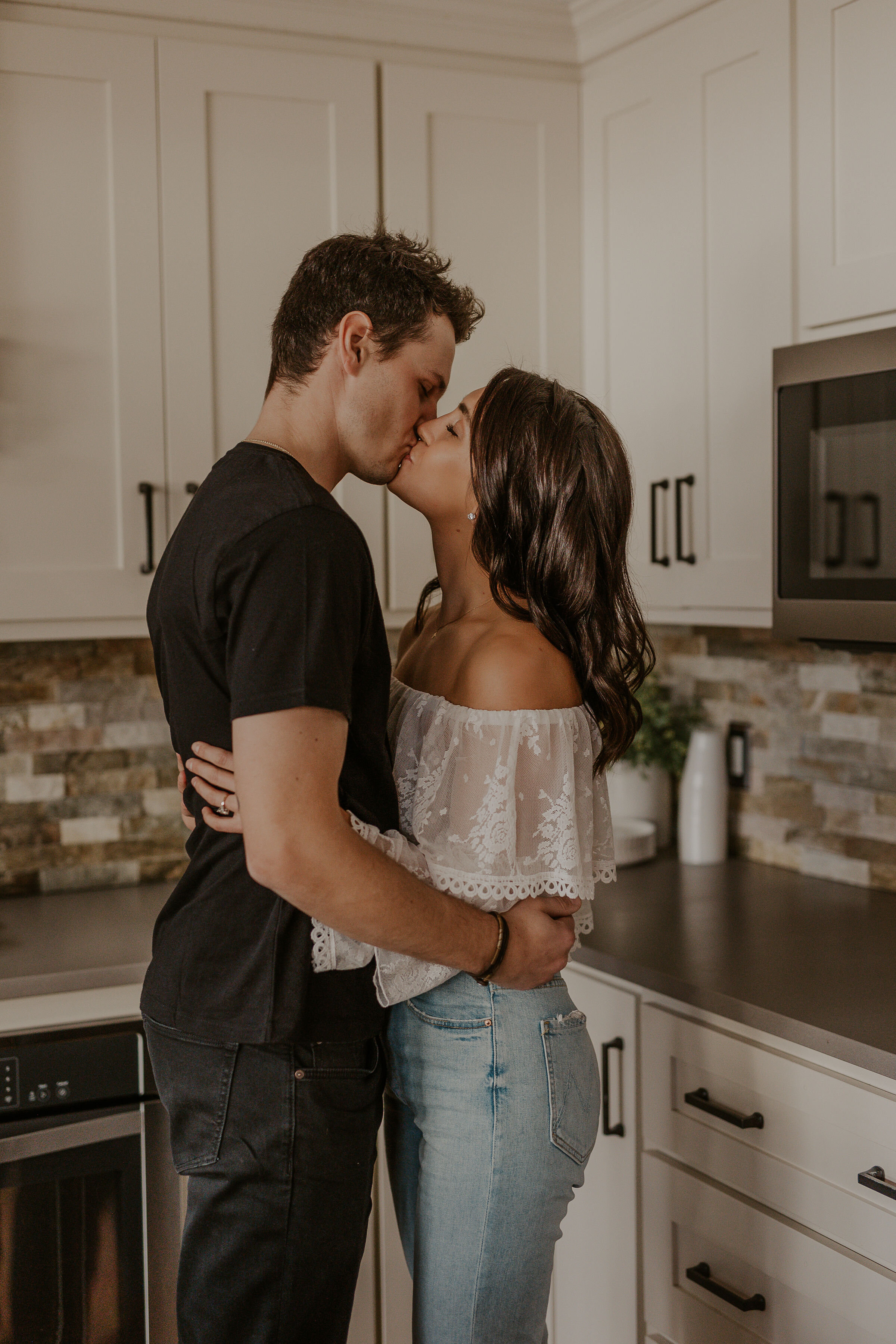Kitchen Couples Photography Session