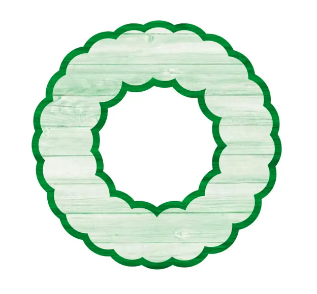 Handmade paper wreath designed by Peopleplace children