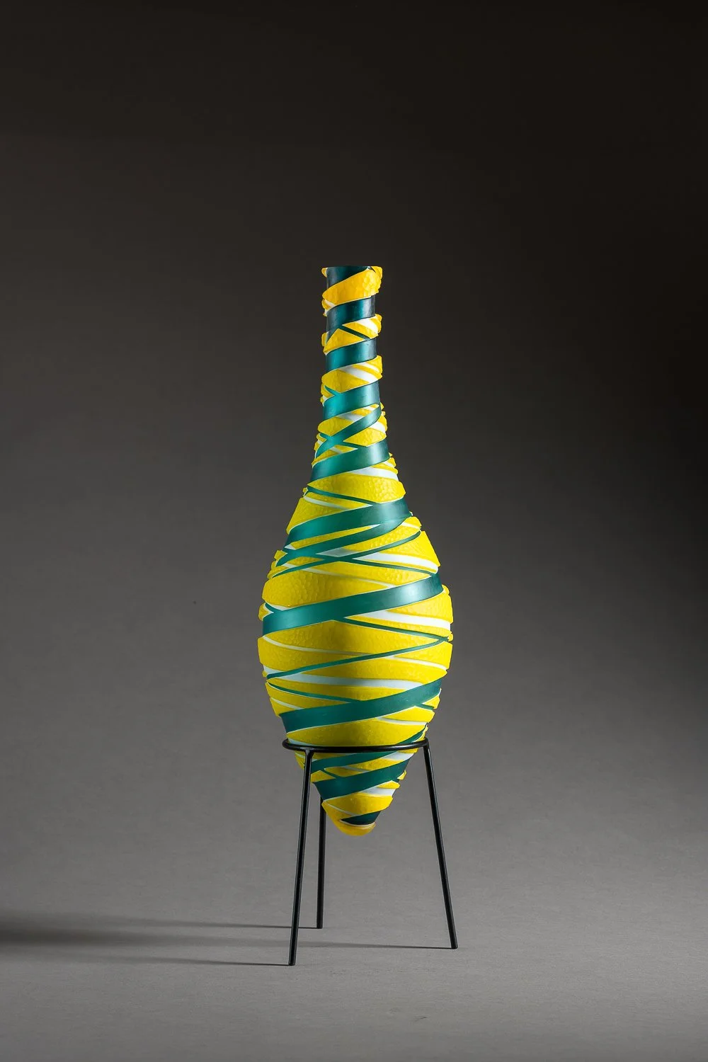 Spiralling Yellow Amphore, 2024