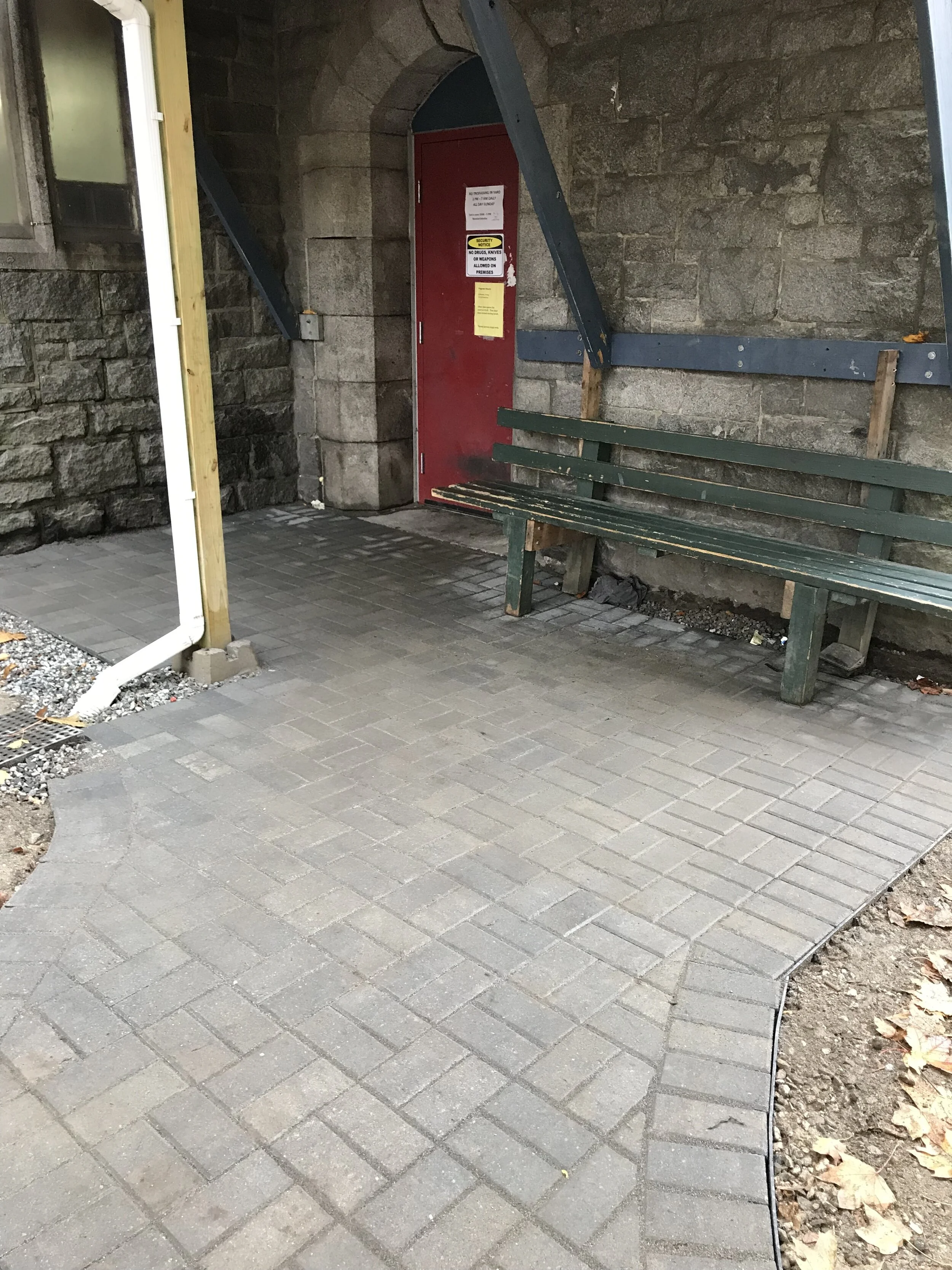 Trinity Jubilee Walkway Restoration Funded by Mini-Grant