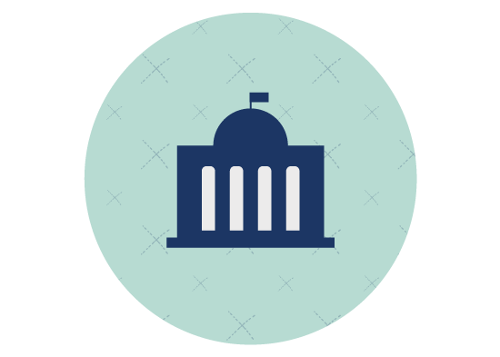 Icon of government building