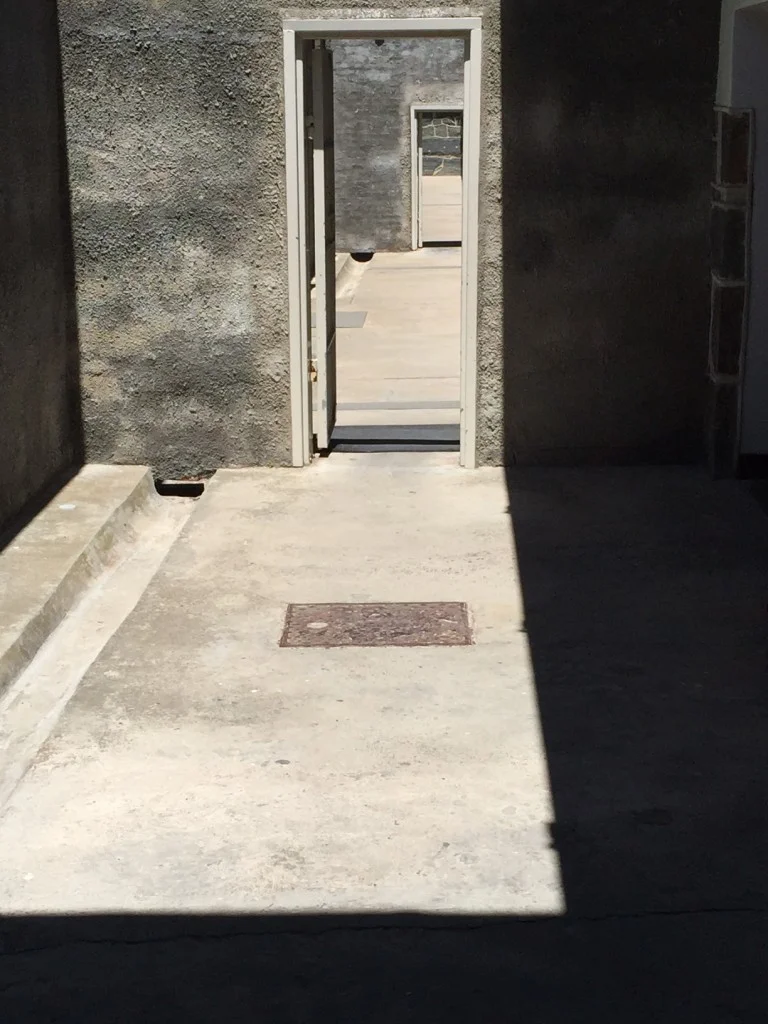 The prison on Robben Island, Cape Town, South Africa
