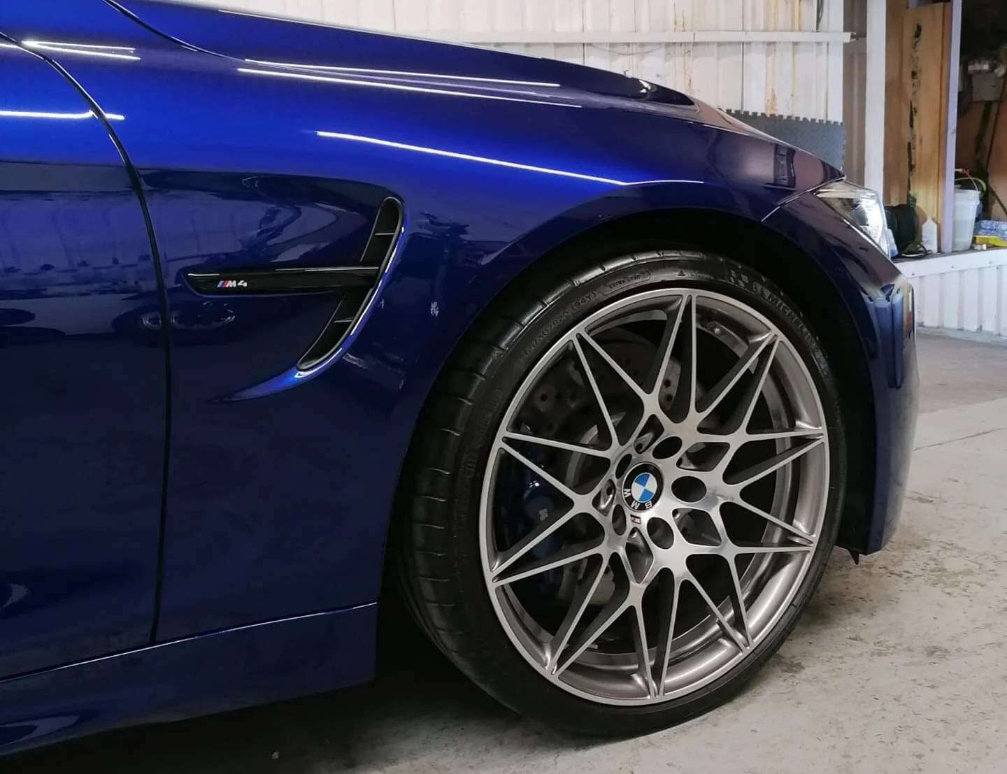 BMW M4 BRAND NEW CAR DETAILING & CERAMIC COATING PAINT PROTECTION SERVICE IN LONDON 