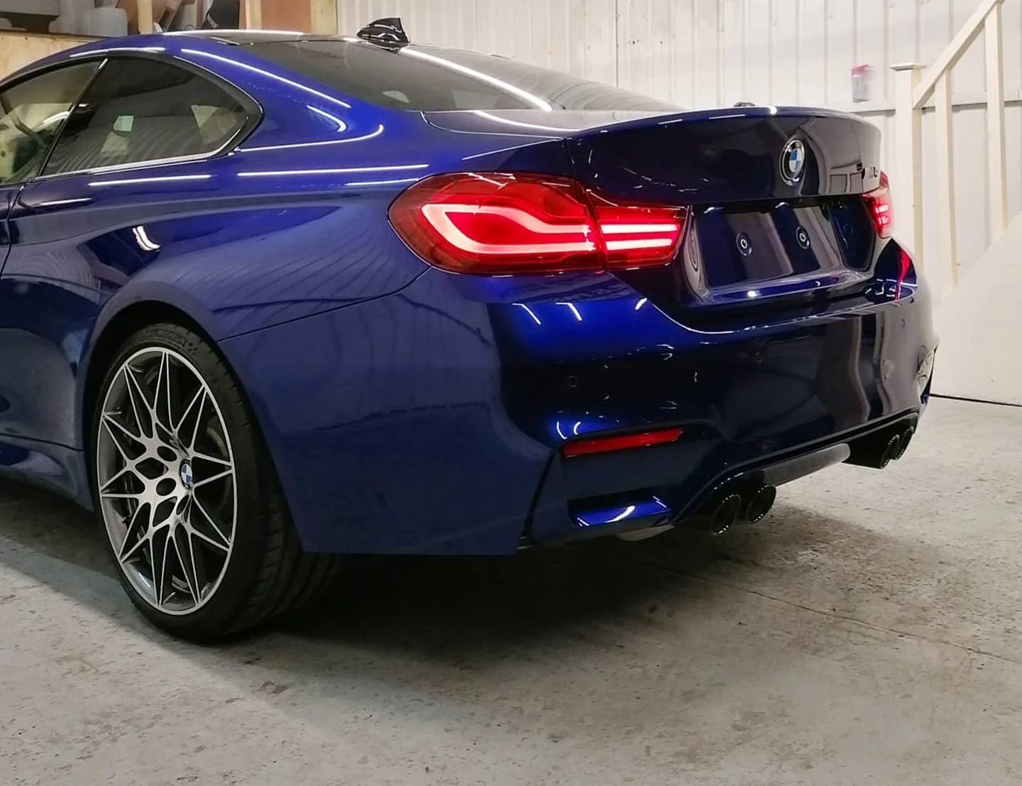BMW M4 BRAND NEW CAR DETAILING & CERAMIC COATING PAINT PROTECTION SERVICE IN LONDON 
