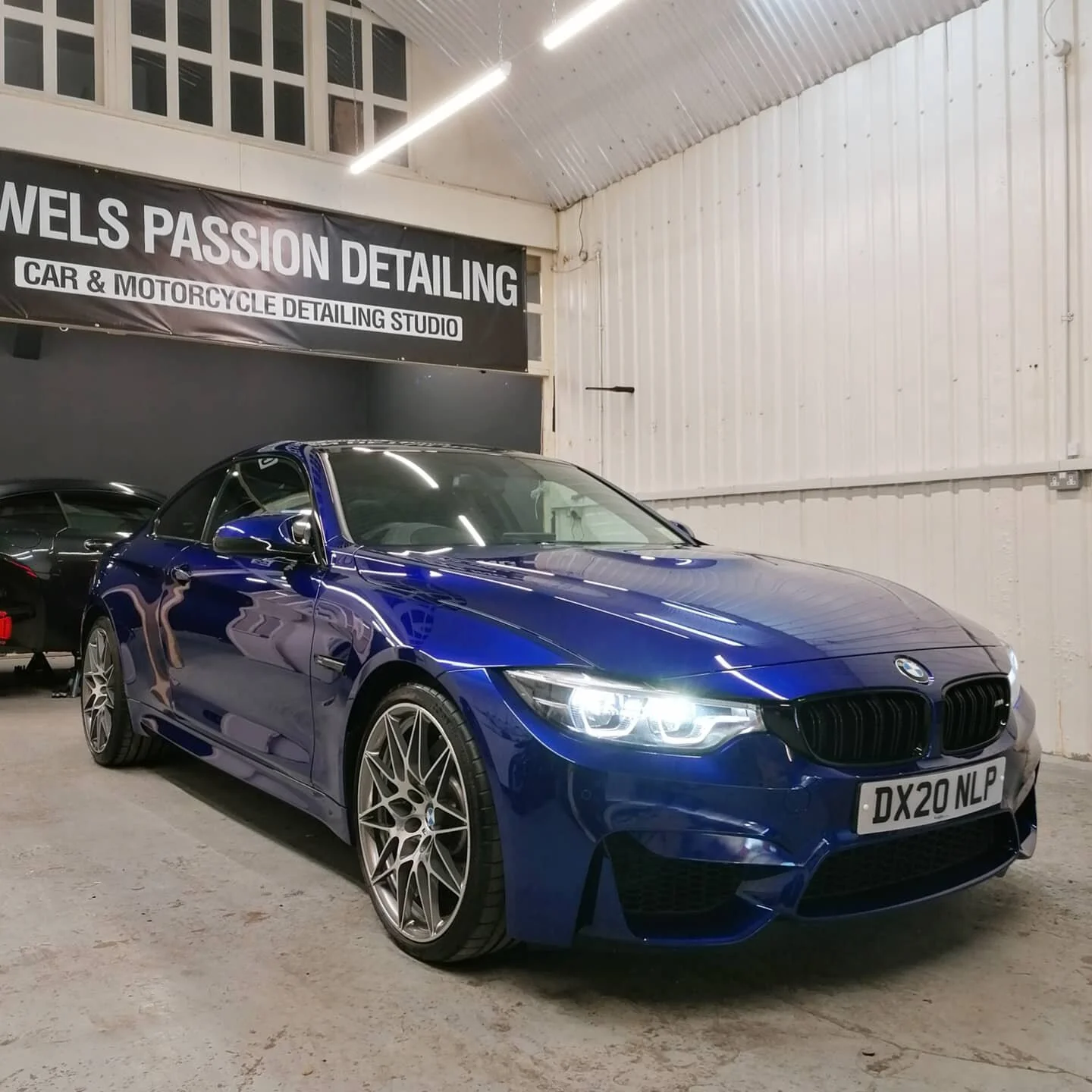 BMW M4 BRAND NEW CAR DETAILING & CERAMIC COATING PAINT PROTECTION SERVICE IN LONDON 