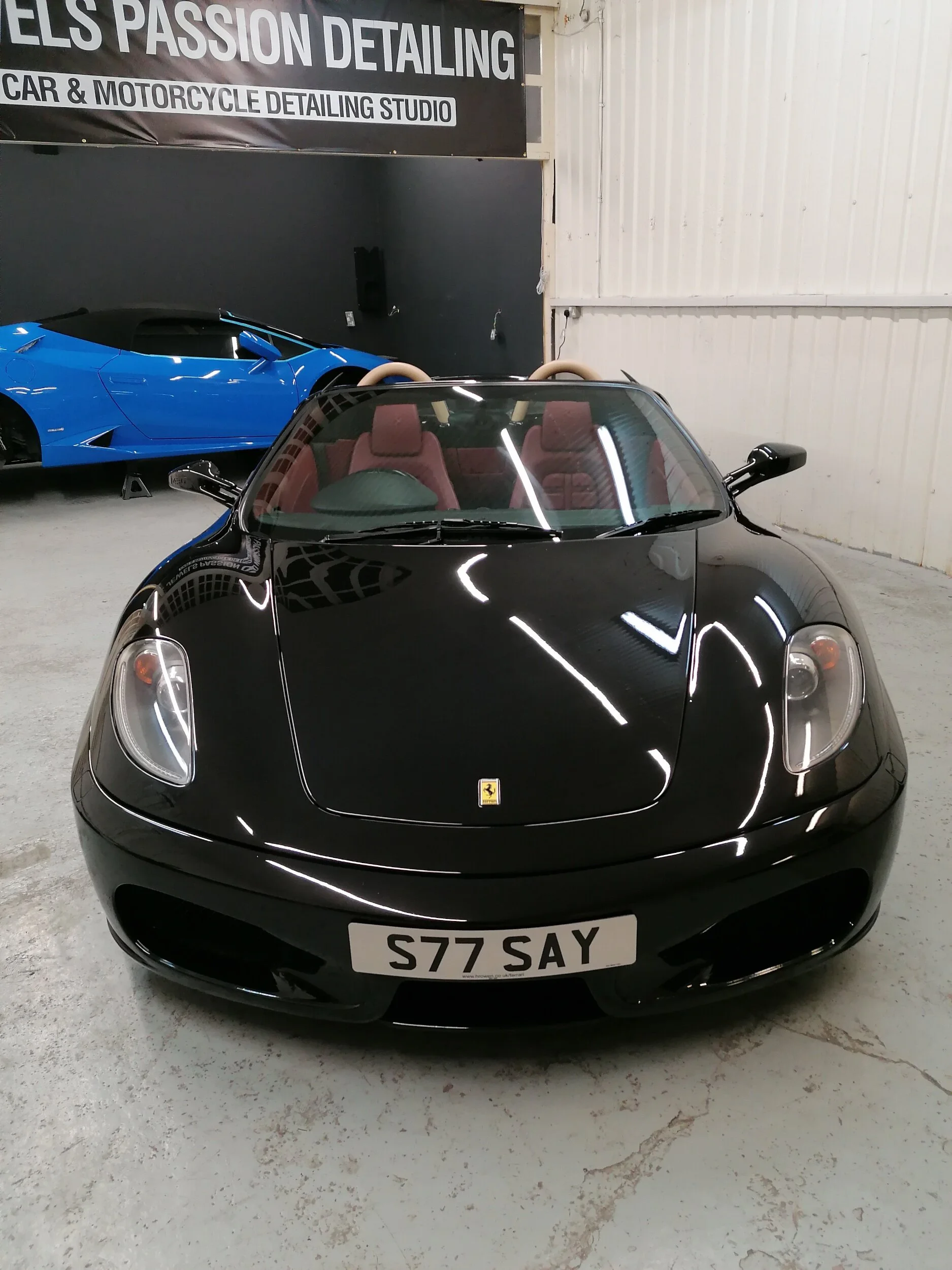 Ferrari Car Detailing Service & Ceramic Coating Paint Protection Service in London 