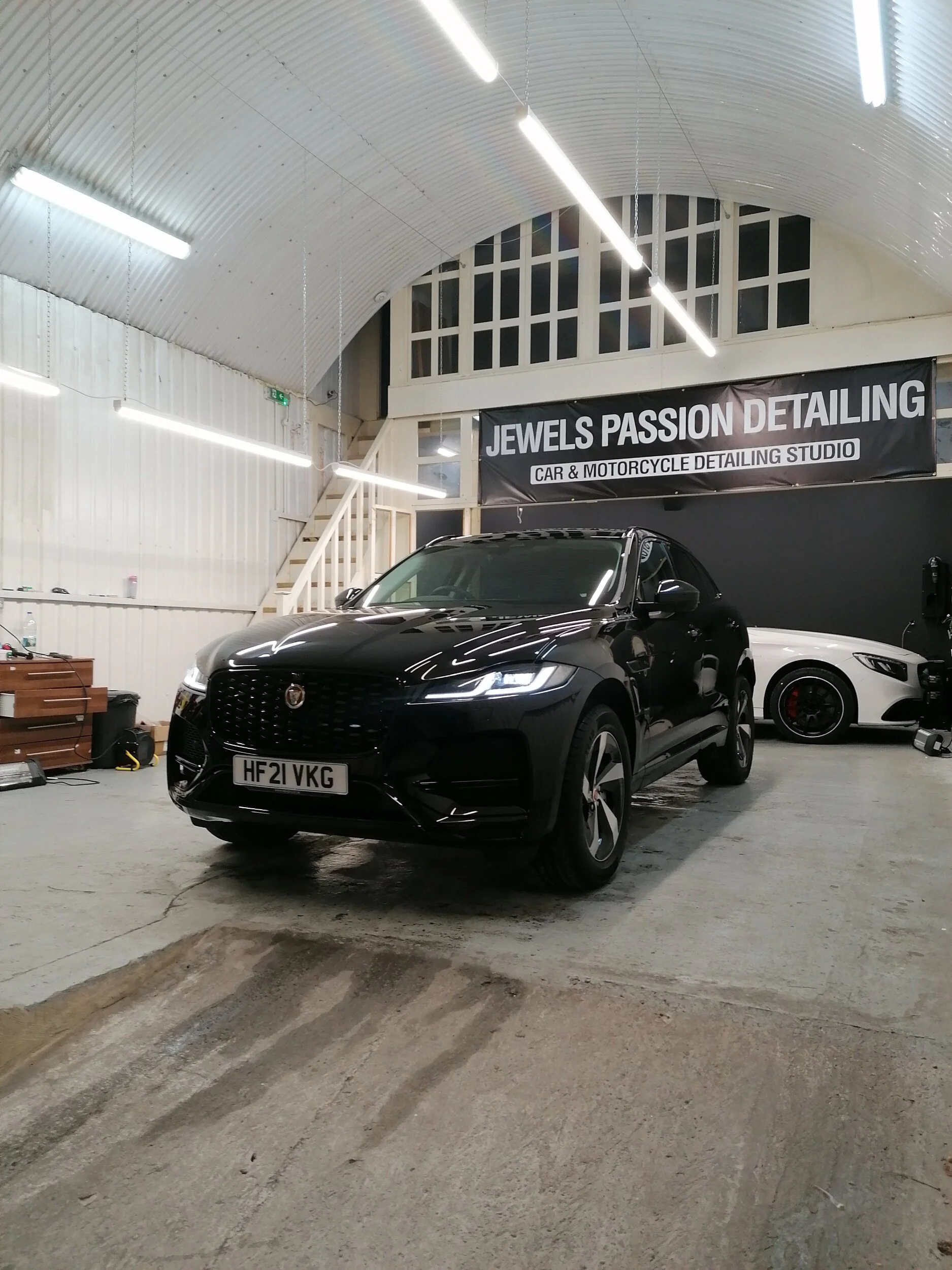 Jaguar F Type Brand New CAR DETAILING & Ceramic Coating Paint Protection Service in London 