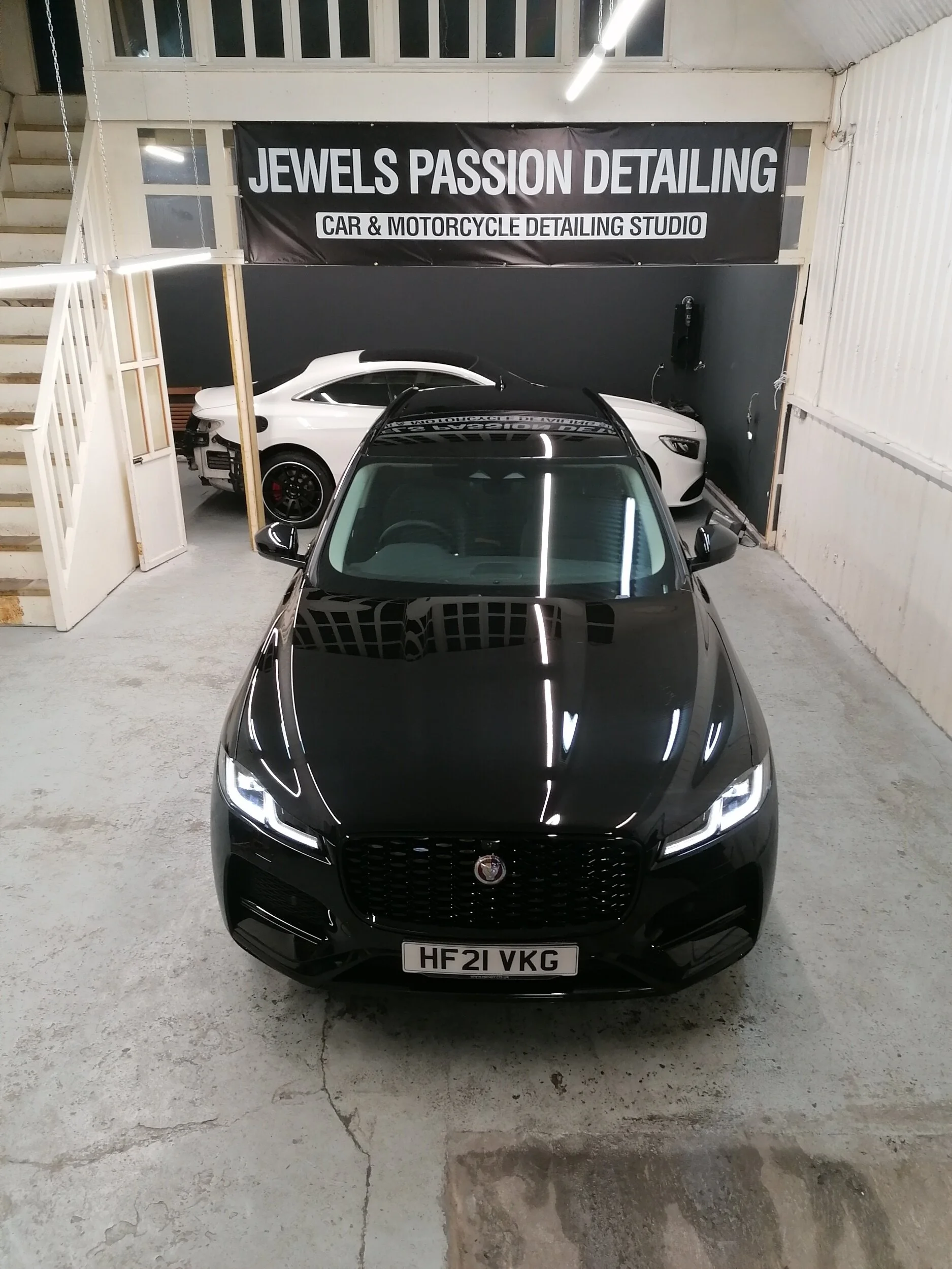 Jaguar F Type Brand New CAR DETAILING & Ceramic Coating Paint Protection Service in London 