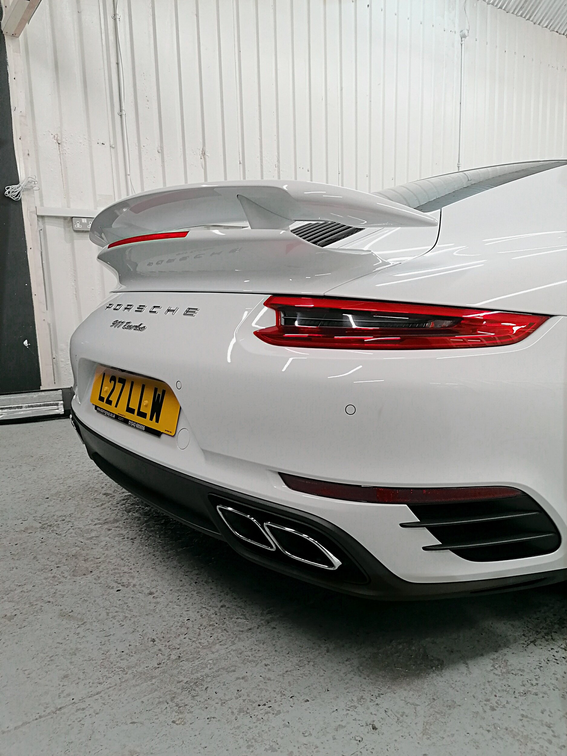 Porsche 911 turbo CAR DETAILING & Ceramic Coating Paint Protection Service in London 