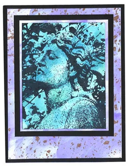 Sample produced using archival ink pad.