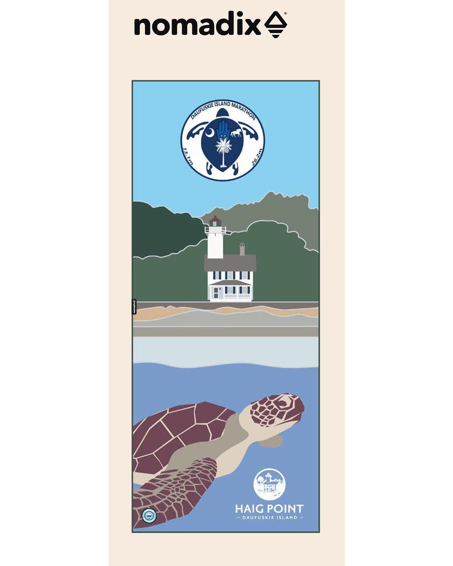 Here&rsquo;s the swag towel proof for the 2025 Daufuskie Island Marathon and Half!
It&rsquo;s a 72&rdquo;L x 30&rdquo;W @nomadixco towel! Every registered runner will get one of these! 
Nomadix makes gorgeous towels! You&rsquo;re gonna love these!
Re