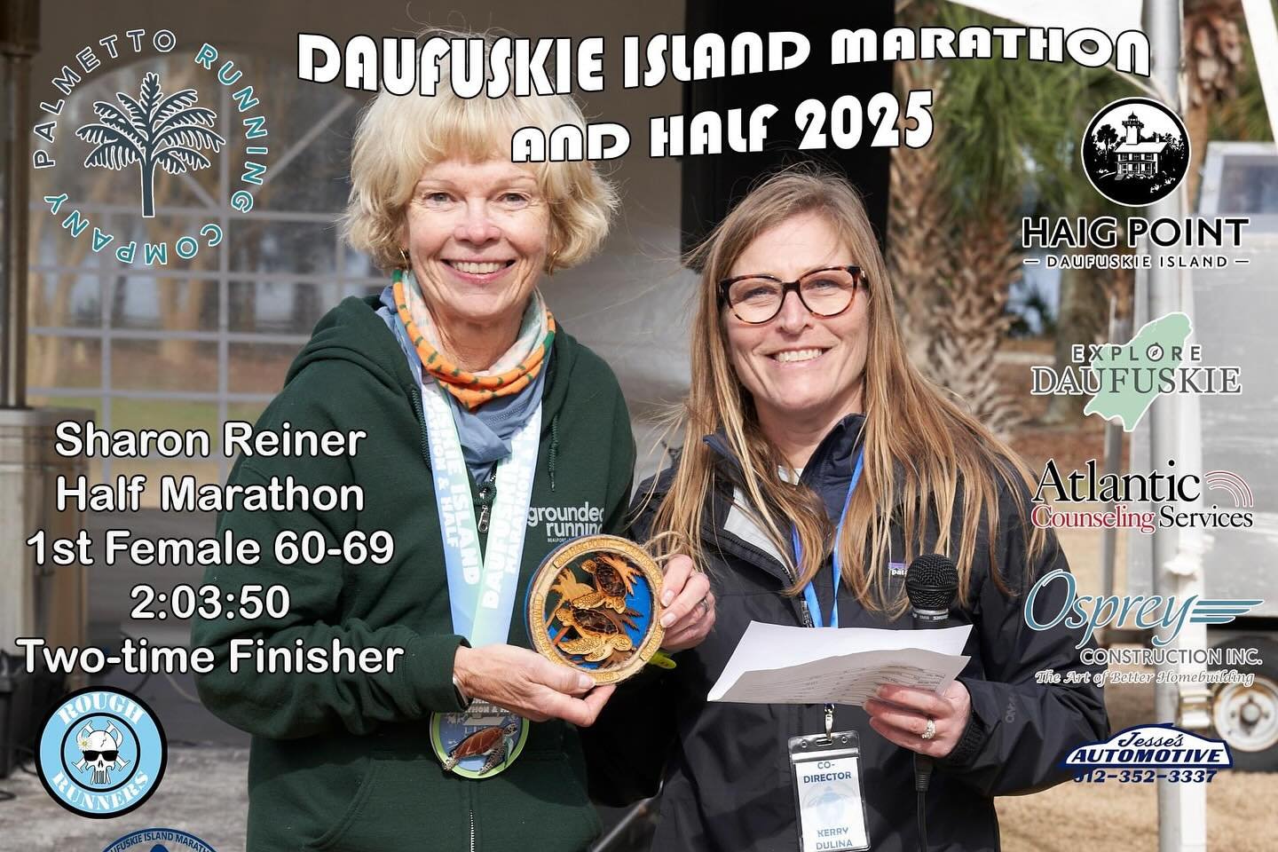 Happy Hump Day!
Hope you all are well!
We are thrilled to welcome the following runners to Palmetto Running Co&rsquo;s Daufuskie Island Marathon and Half!
Thank you for entrusting your running journey with Rough Runners! We are so happy to have you j