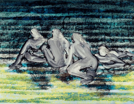 Swimmers at Night 3