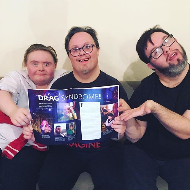 Media storm! #dragsyndrome #drag #downsyndrome #queen #king