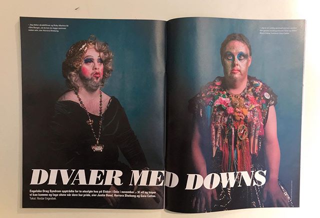 Thank you @magasinet_blikk #dragsyndrome #Oslo #drag #downsyndrome #queen #norway #blikk