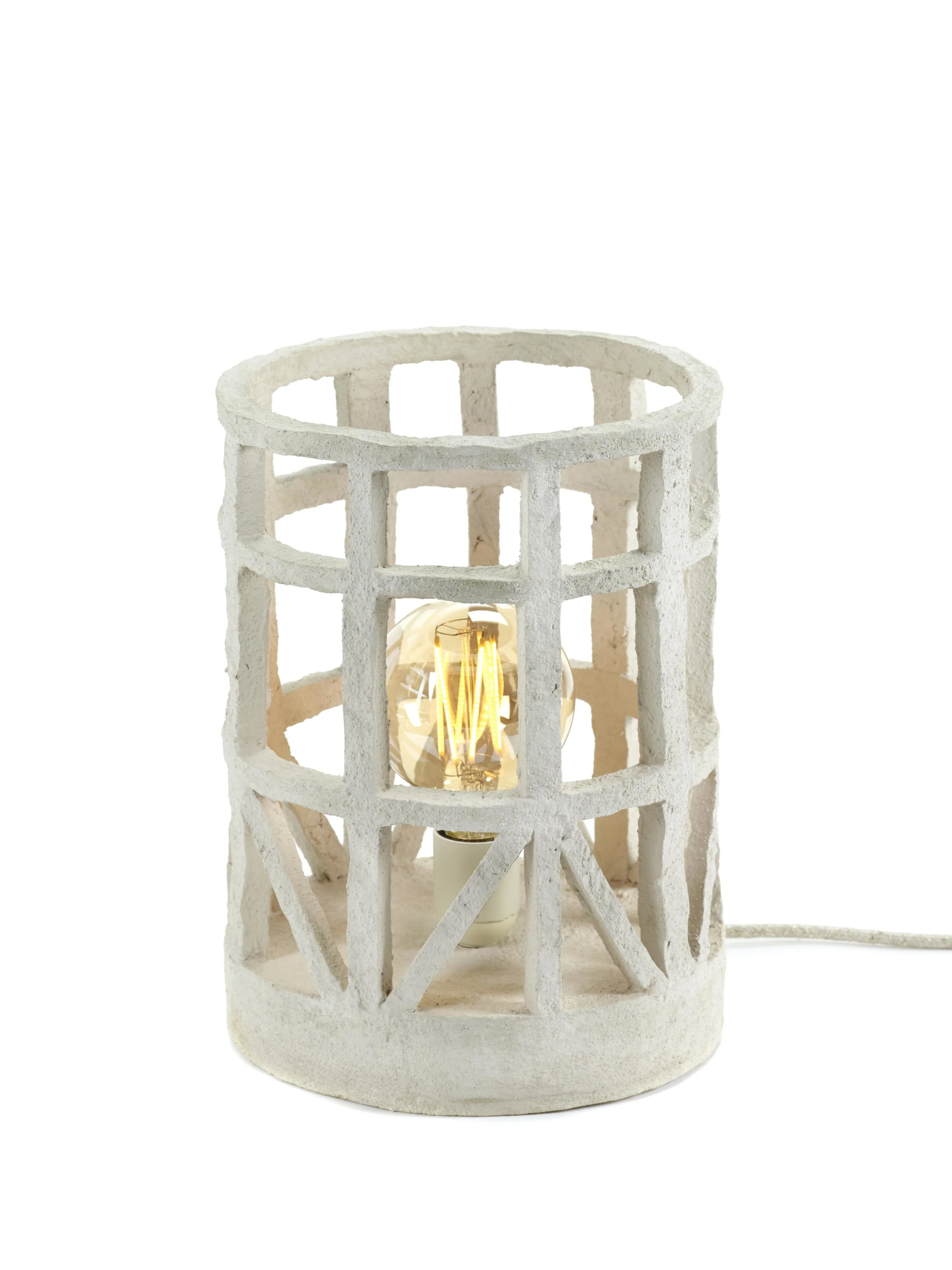 lampe de table papier mache