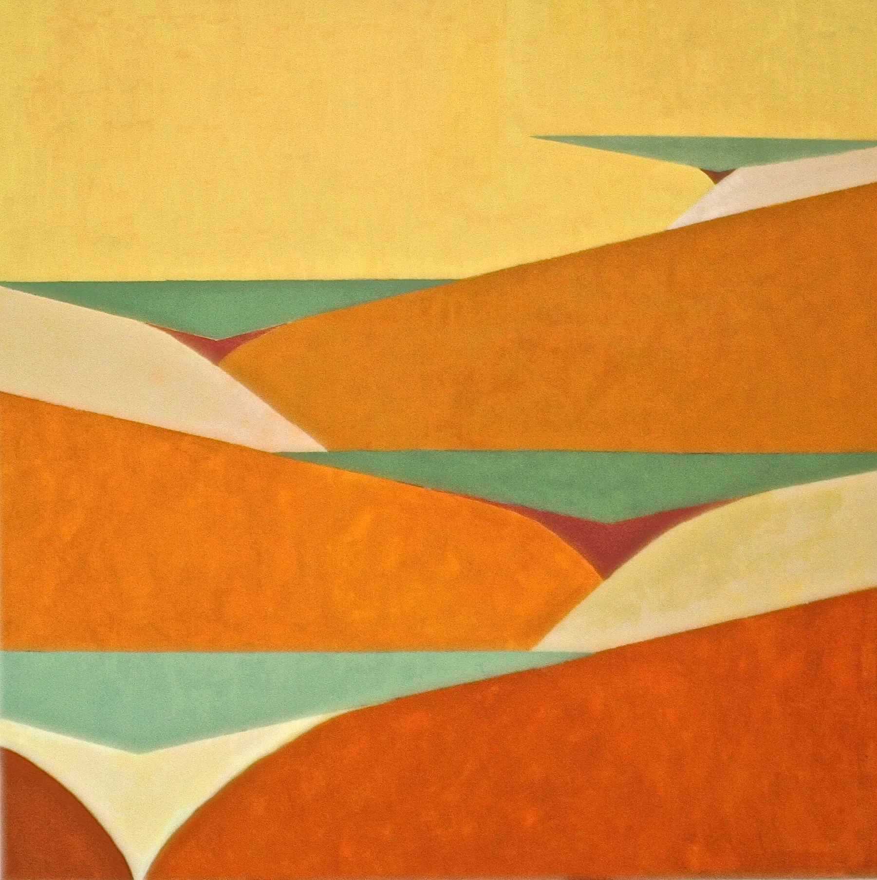    Untitled   2014 acrylic on canvas 38 x 38 inches 