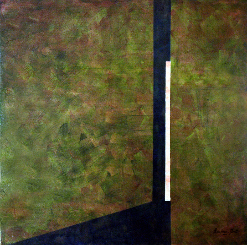 The Narrow Door 2003 acrylic on canvas 30 x 30 inches