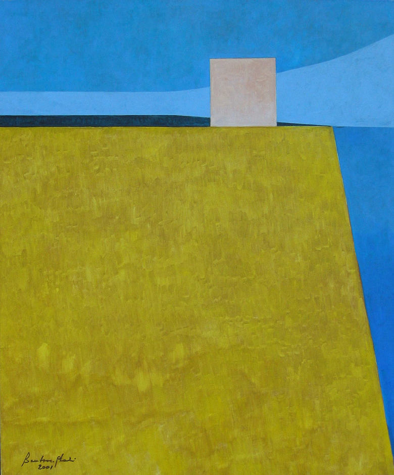 The Sentinel 2001 acrylic on canvas 46 x 38 inches