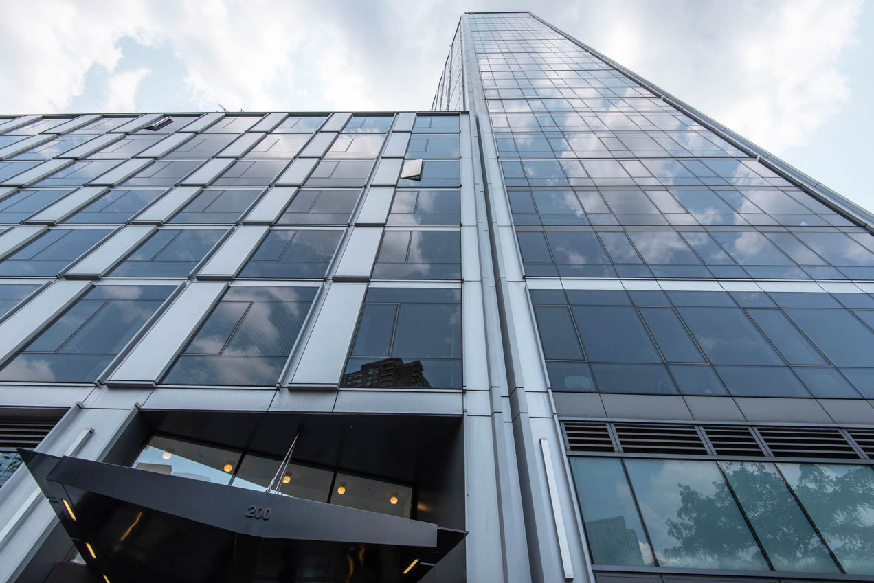 200 Chambers’ Captivating facade stands out